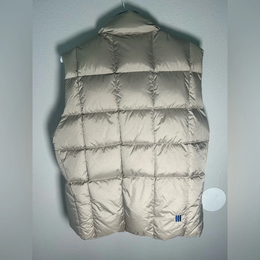 Burton Lava Light Tan Men's Puffer Snow Snowboard Vest Size XL Packable - Picture 5 of 7